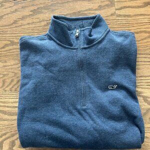 Mens Vineyard Vines Saltwater Quarter Zip - M